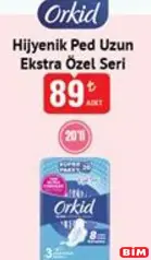 ORKİD HİJYENİK PED UZUN EKSTRA ÖZEL SERİ 20'Lİ fiyat ve kampanya bilgisi